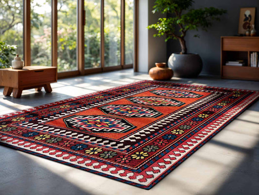 Louis De Poortere Antiquarian Antalia 9844 Red Mix Rug - Love-Rugs alternate image