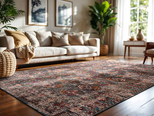 Louis De Poortere Antiquarian Kasak 9845 Almati Rug - Love-Rugs alternate image