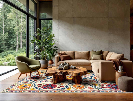 Louis De Poortere Antiquarian Suzani 9728 Origine Rug - Love-Rugs alternate image