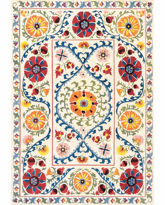 Louis De Poortere Antiquarian Suzani 9728 Origine Rug - Love-Rugs