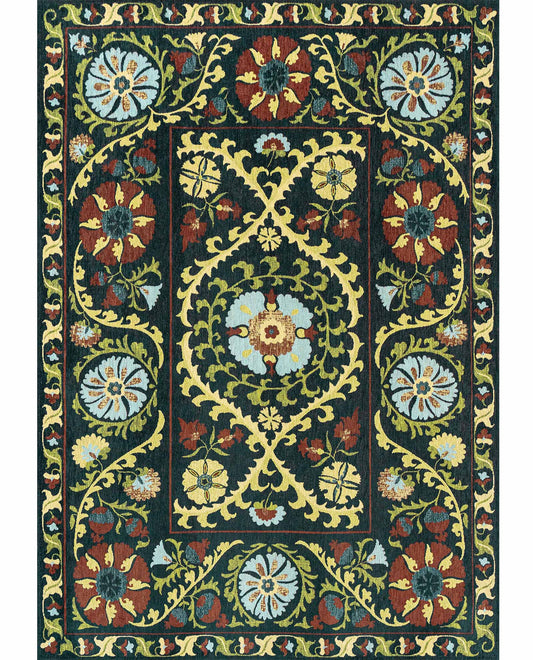 Louis De Poortere Antiquarian Suzani 9729 Bavaria Rug - Love-Rugs