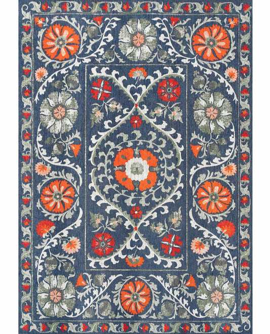 Louis De Poortere Antiquarian Suzani 9730 Nordic Rug - Love-Rugs