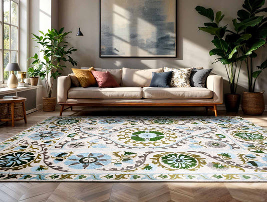 Louis De Poortere Antiquarian Suzani 9732 Slavia Rug - Love-Rugs alternate image