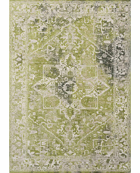 Louis De Poortere Antiquarian Tabriz 9645 Olive Wood Rug - Love-Rugs