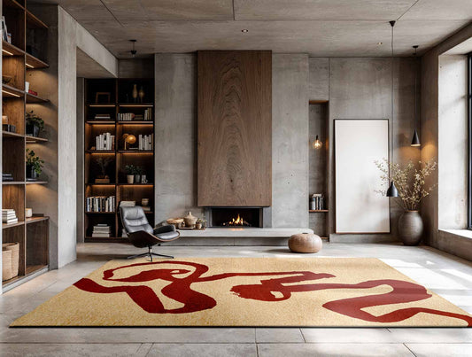 Louis De Poortere Craft Ribbon Imperial Red 9847 Rug - Love-Rugs alternate image