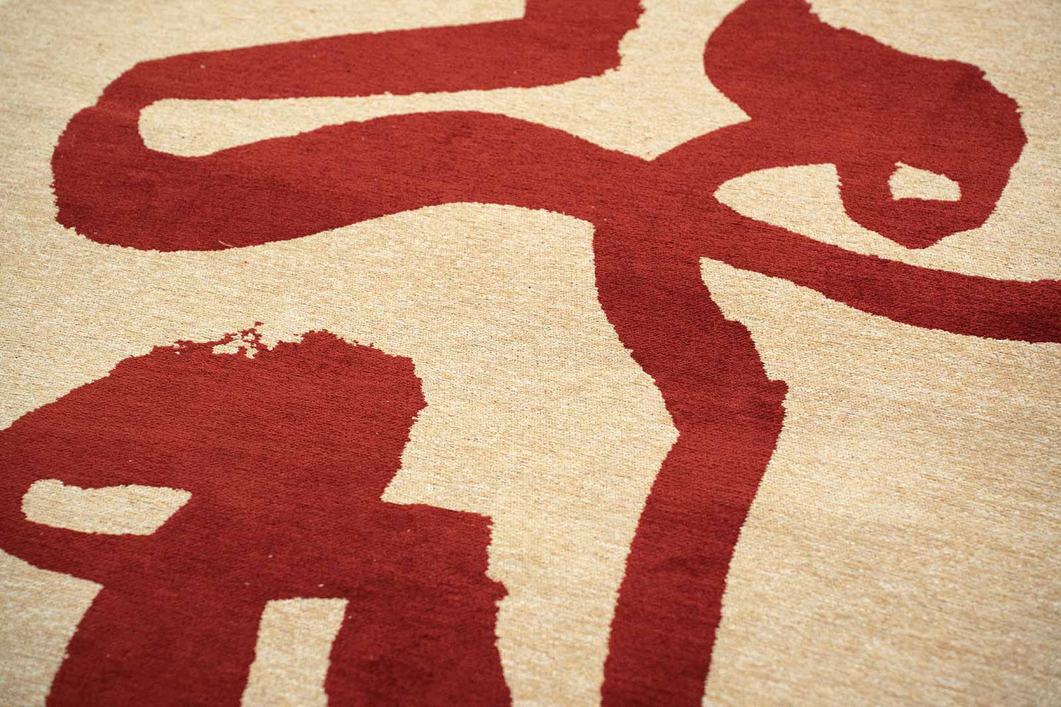 9847 Louis De Poortere Craft Ribbon Imperial Red 9847 Peanut Rug – Love-Rugs