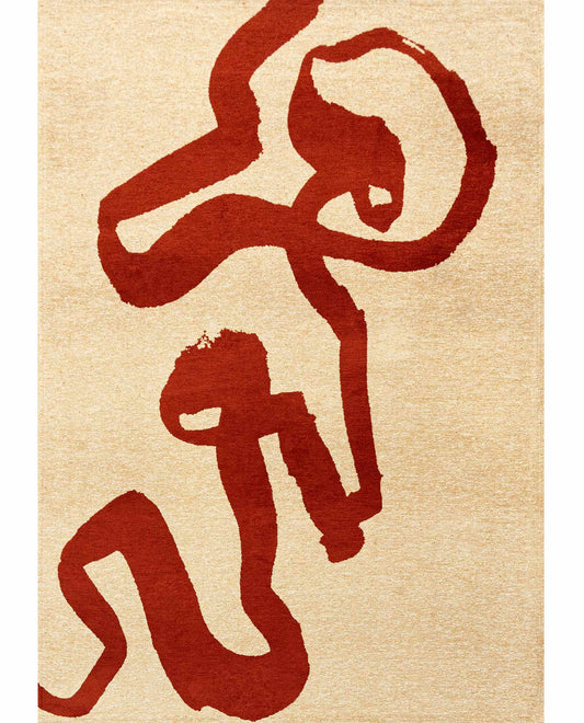 Louis De Poortere Craft Ribbon Imperial Red 9847 Rug - Love-Rugs