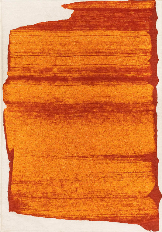 Louis De Poortere Craft Brush 2061 Orange Rug - Love-Rugs