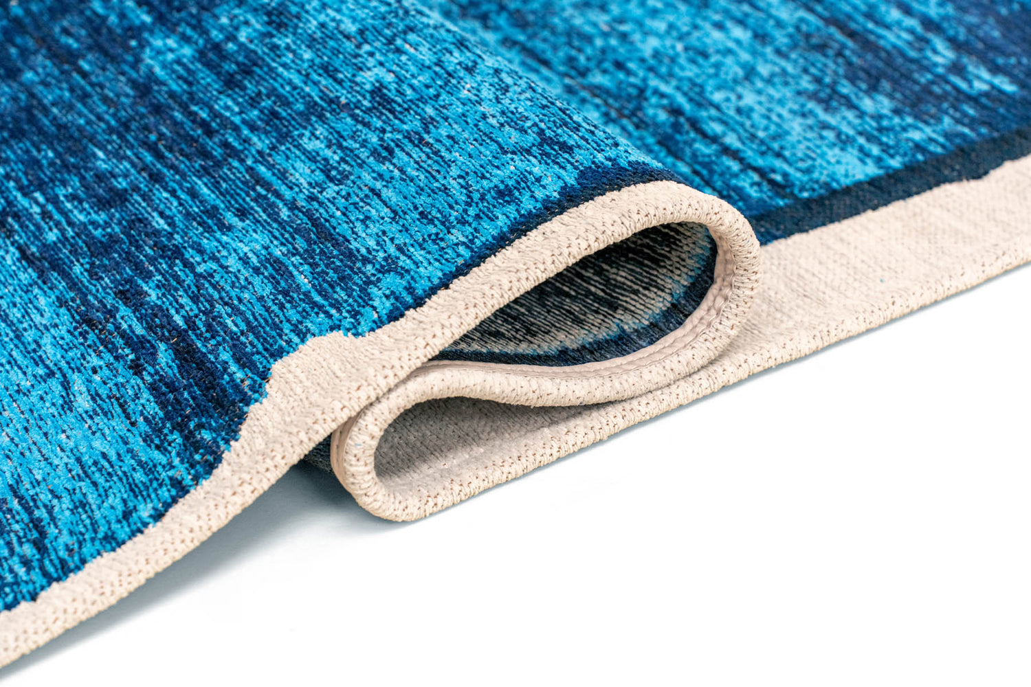 Louis De Poortere Craft Brush 2080 Diva Blue Rug - Love-Rugs