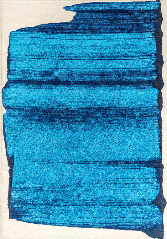 Louis De Poortere Craft Brush 2080 Diva Blue Rug - Love-Rugs