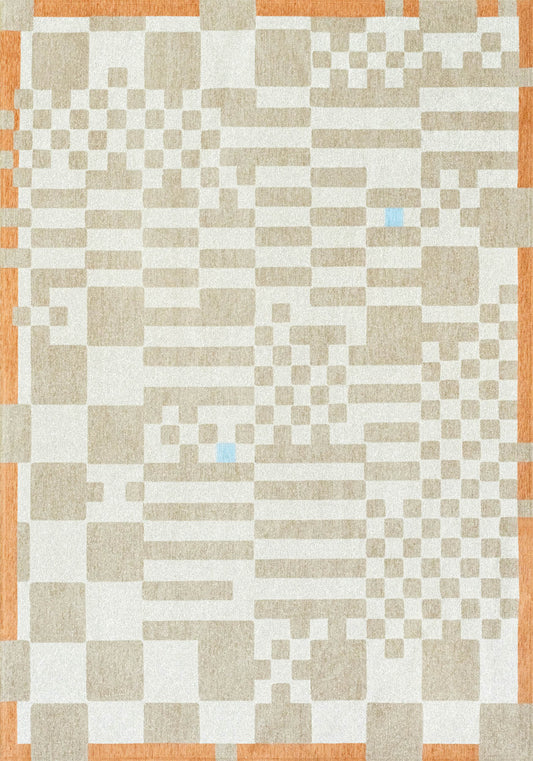 Louis De Poortere Craft Chess Greyhound 2075 Rug - Love-Rugs