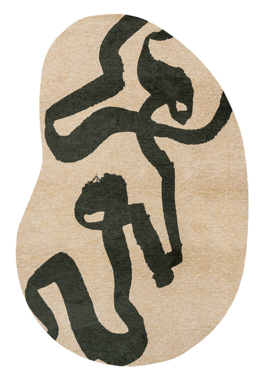 Louis De Poortere Craft Ribbon Garden Spirit 9848 Peanut Rug - Love-Rugs