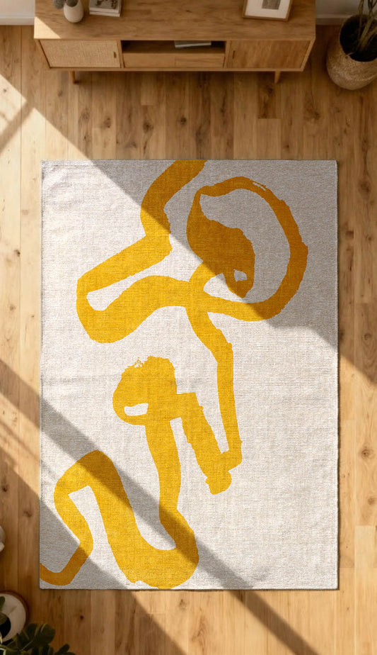 Louis De Poortere Craft Ribbon Pure Yellow 2084 Rug - Love-Rugs alternate image