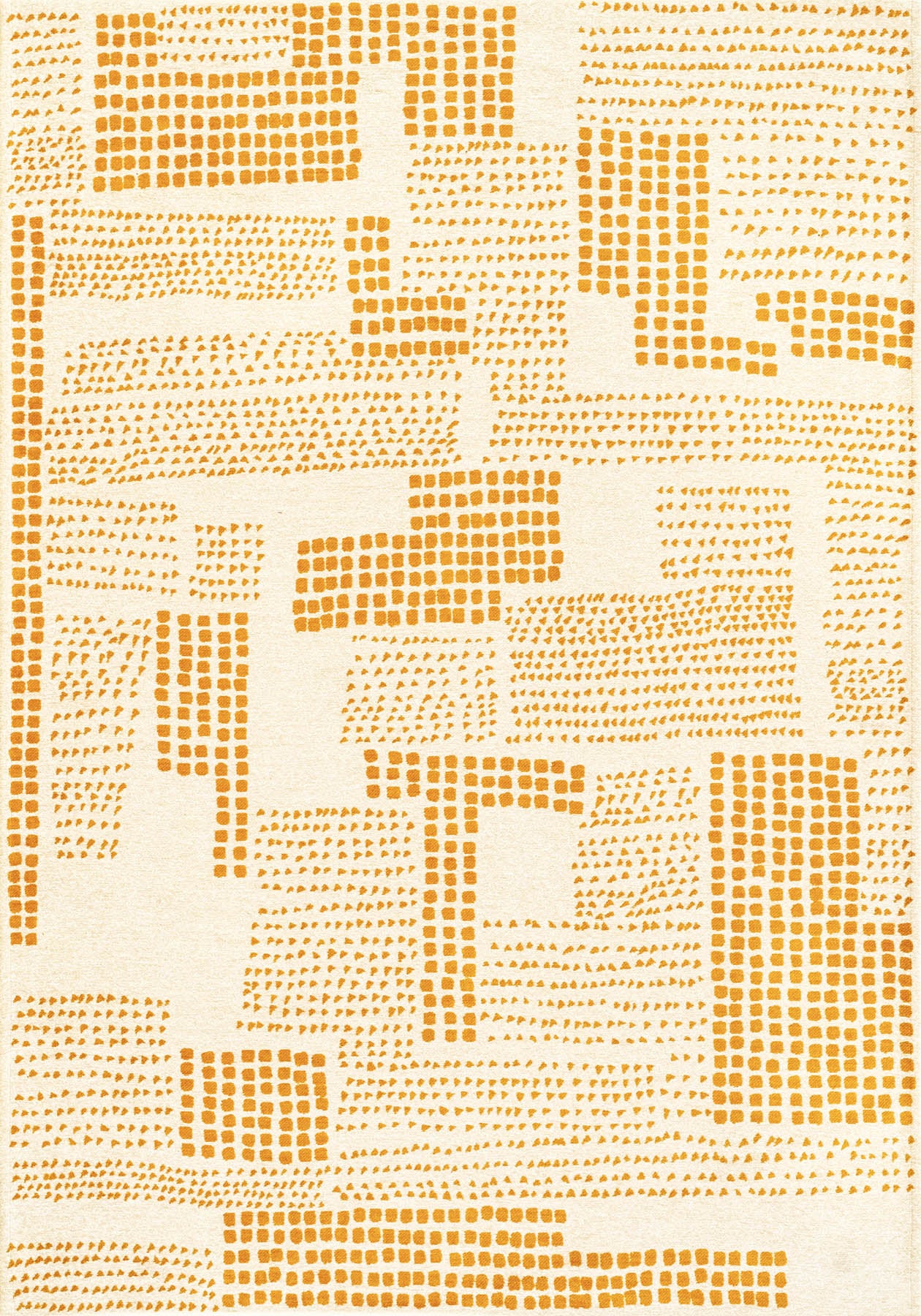 Louis De Poortere Craft Zen Garden 2077 Pomelo Rug - Love-Rugs
