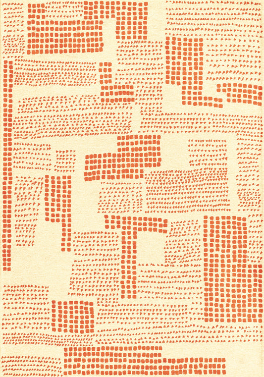 Louis De Poortere Craft Zen Garden 2078 Grenadine Rug - Love-Rugs