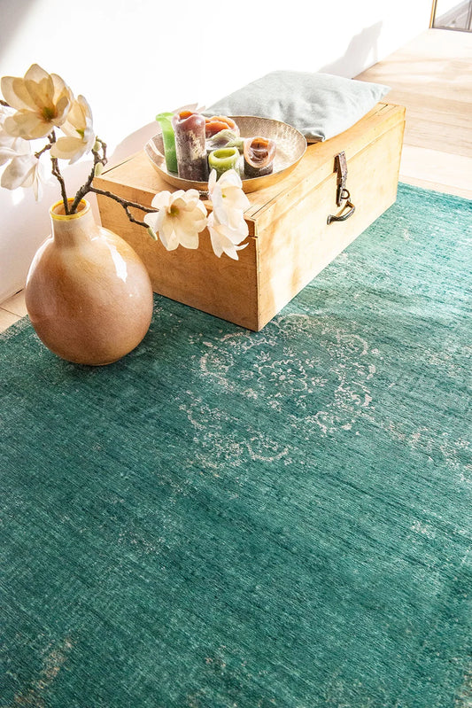 Louis De Poortere Fading World Medallion 8258 Jade Rug - Love-Rugs alternate image