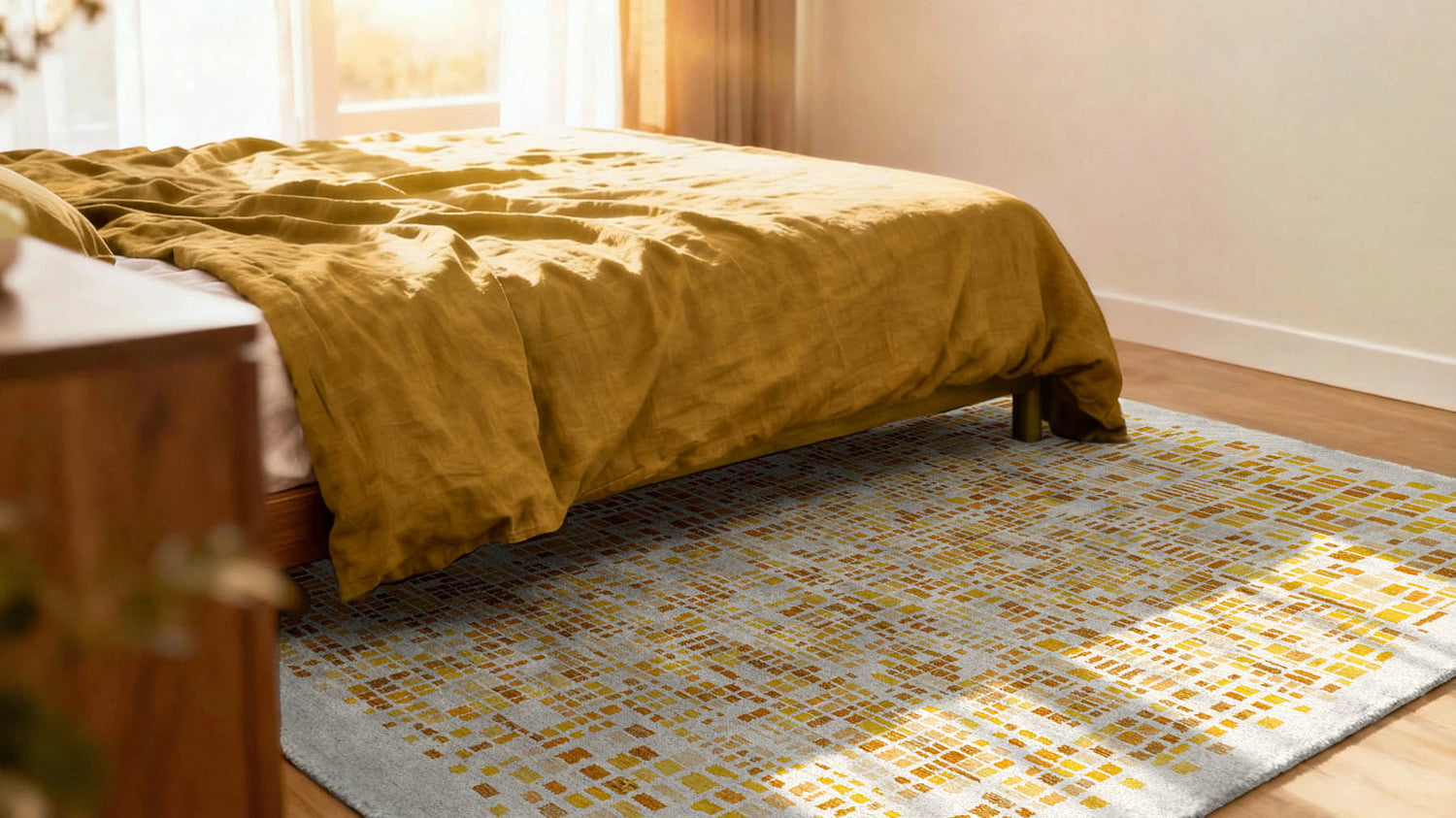 Louis De Poortere Gallery Cubik 2095 Moon Rug - Love-Rugs