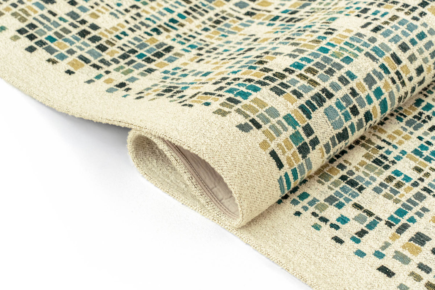 Louis De Poortere Gallery Cubik 2096 Midnight Rug - Love-Rugs