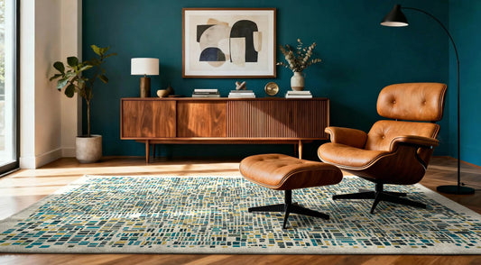 Louis De Poortere Gallery Cubik 2096 Midnight Rug - Love-Rugs alternate image