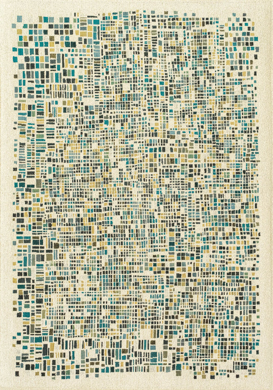 Louis De Poortere Gallery Cubik 2096 Midnight Rug - Love-Rugs