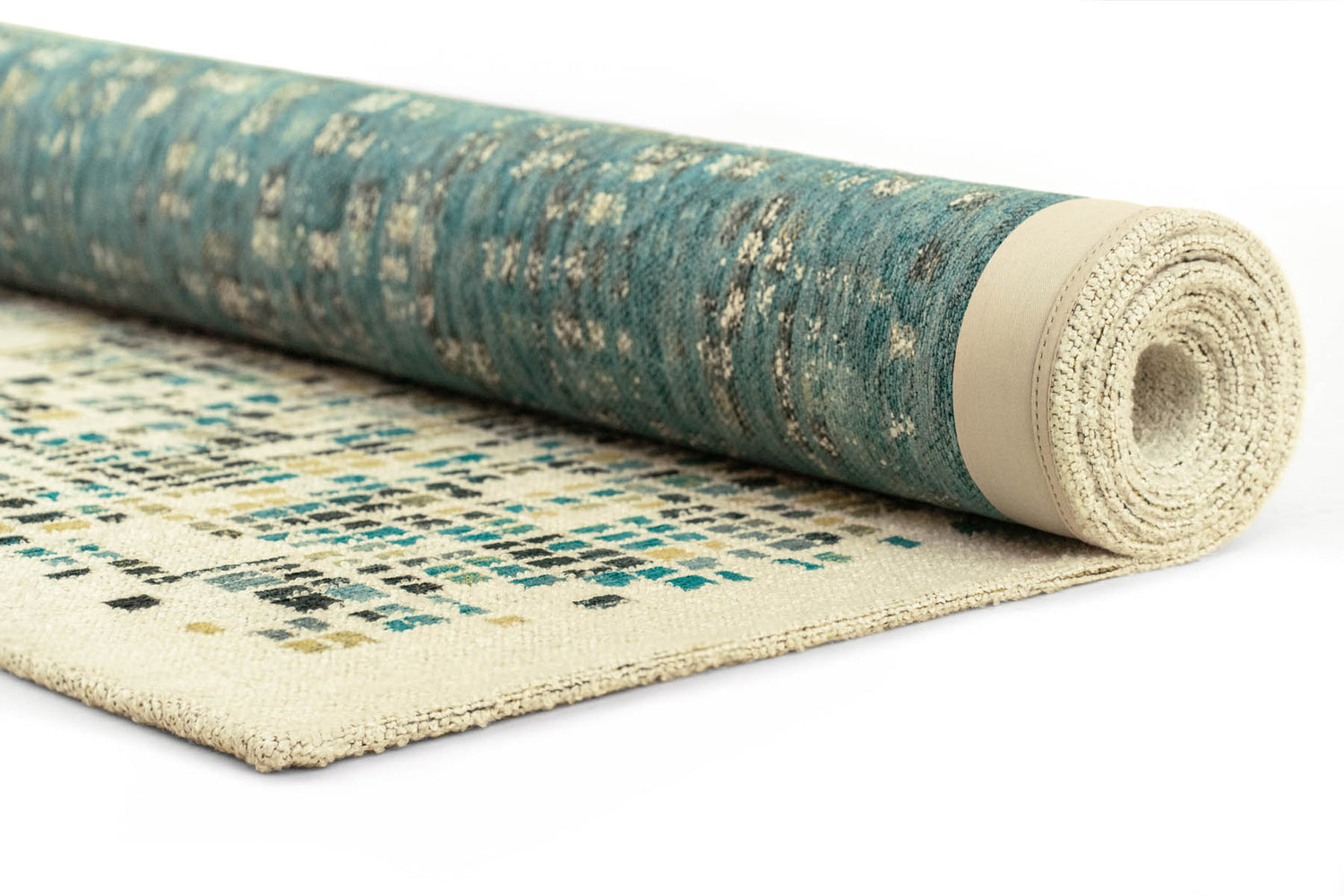 Louis De Poortere Gallery Cubik 2096 Midnight Rug - Love-Rugs