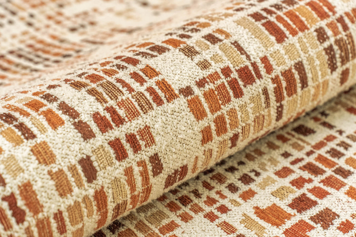 Louis De Poortere Gallery Cubik 2098 Pumpkin Rug - Love-Rugs