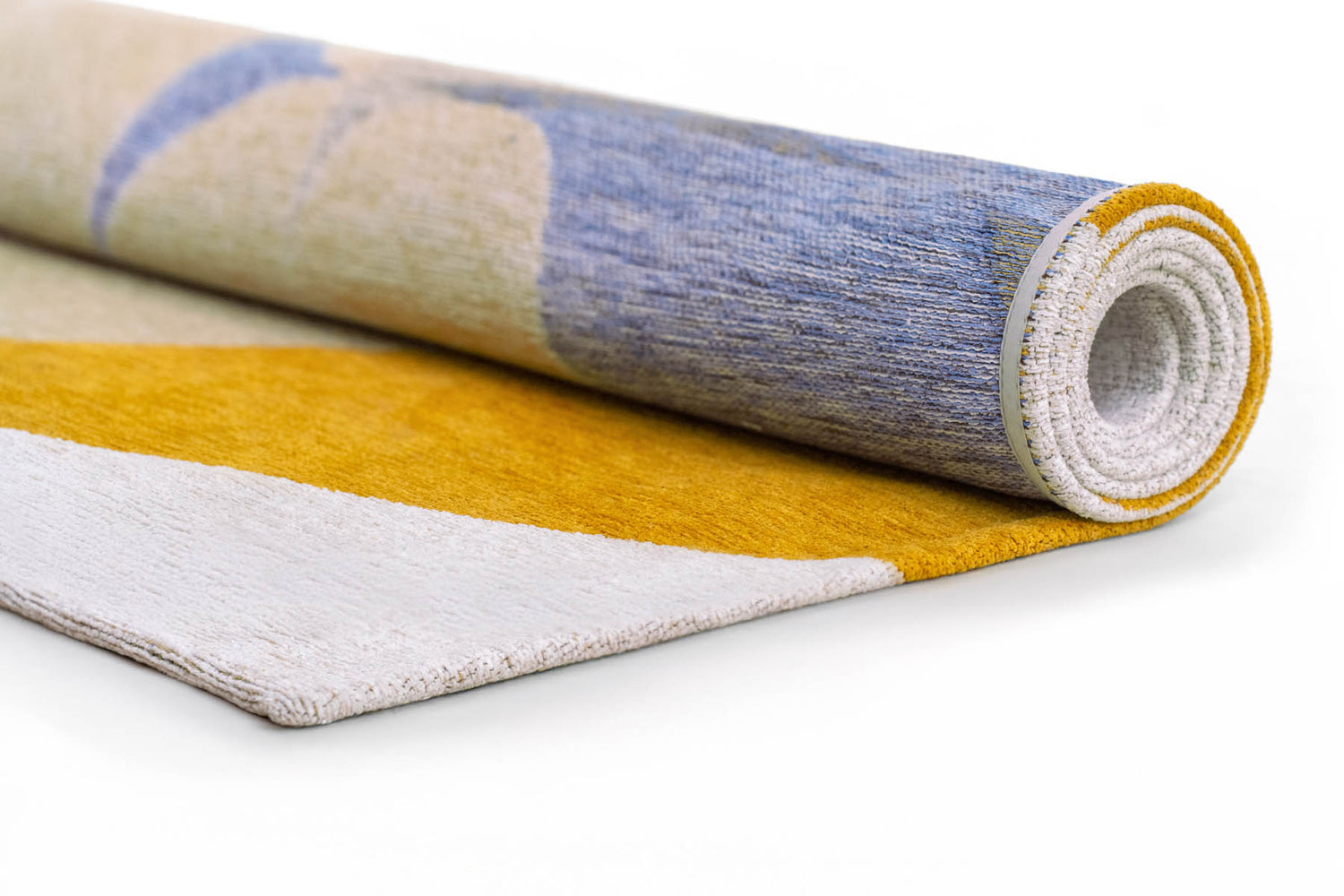 Louis De Poortere Gallery Stones 2085 Sunny Blue Rug - Love-Rugs