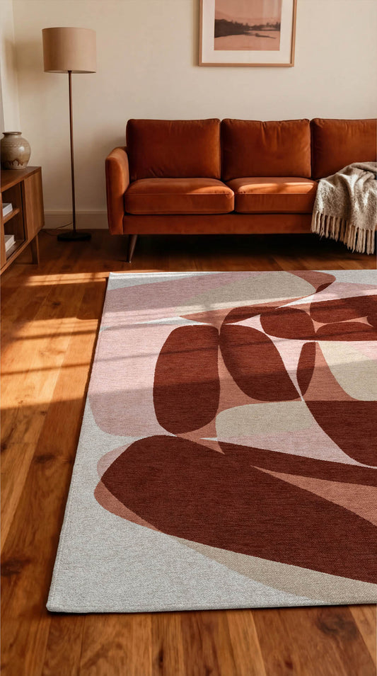 Louis De Poortere Gallery Stones 2088 Cherry Mocha Rug - Love-Rugs alternate image
