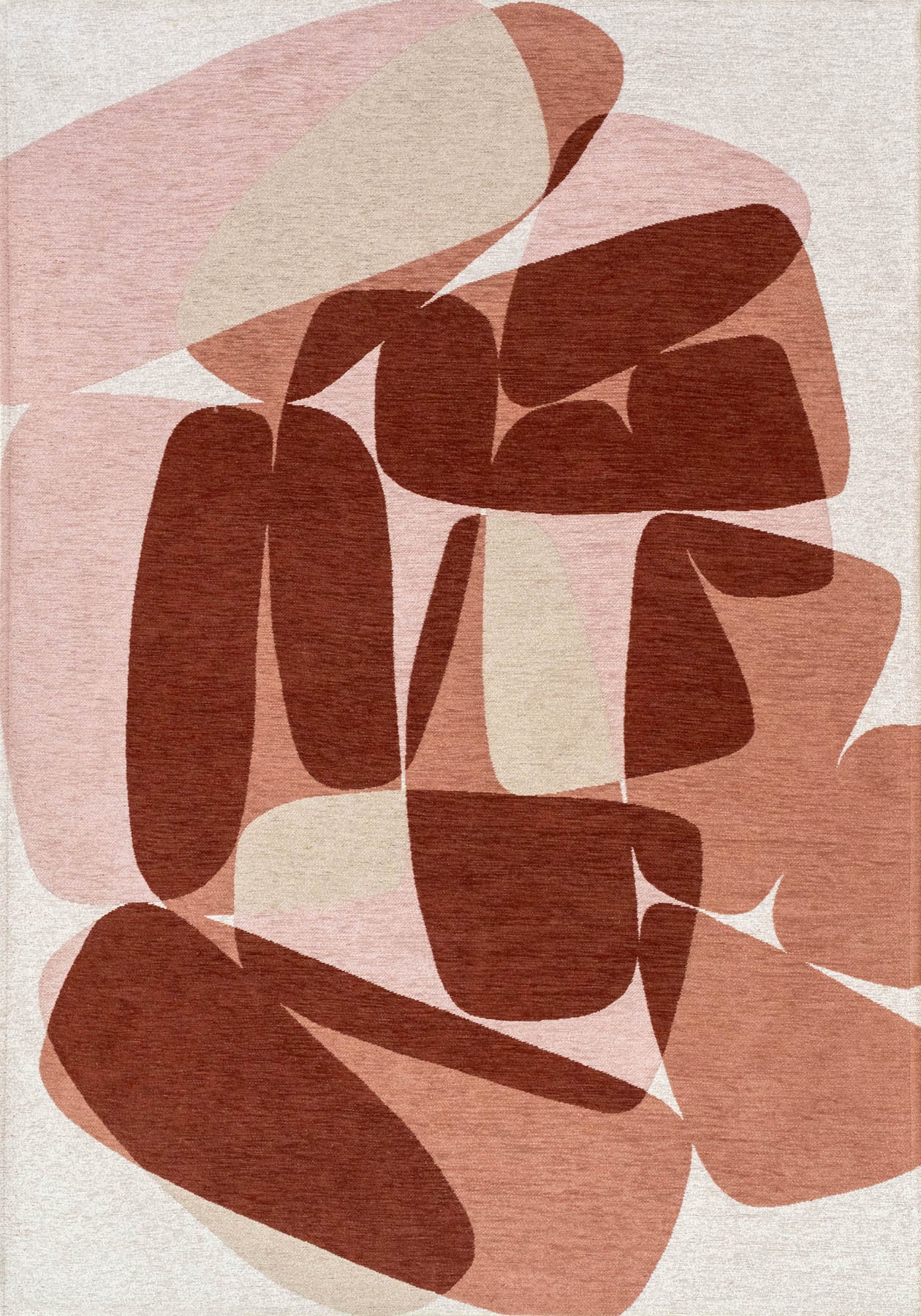 Louis De Poortere Gallery Stones 2088 Cherry Mocha Rug - Love-Rugs