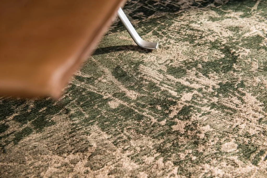 Louis De Poortere Mad Men Cracks 8723 Dark Pine Rug - Love-Rugs