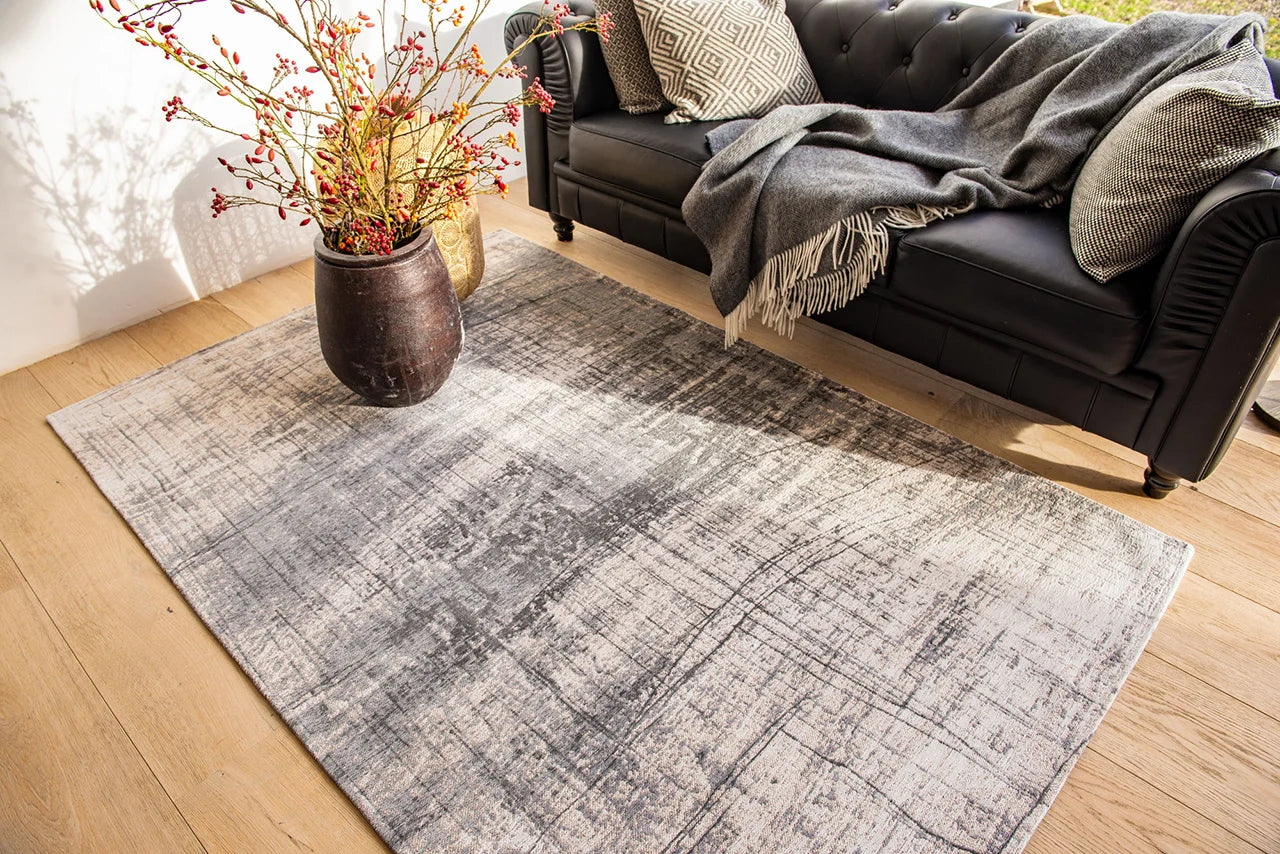 Louis De Poortere Mad Men Griff 8420 Jersey Stone Rug - Love-Rugs