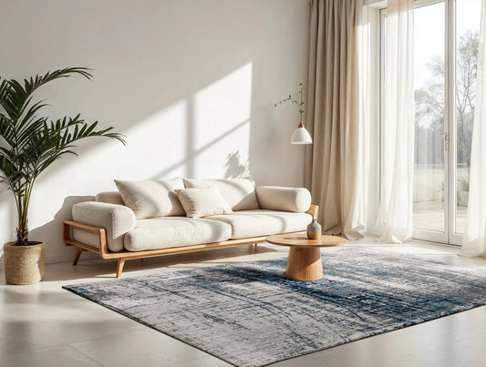 Louis De Poortere Mad Men Griff 8421 Bronx Azurite Rug - Love-Rugs alternate image