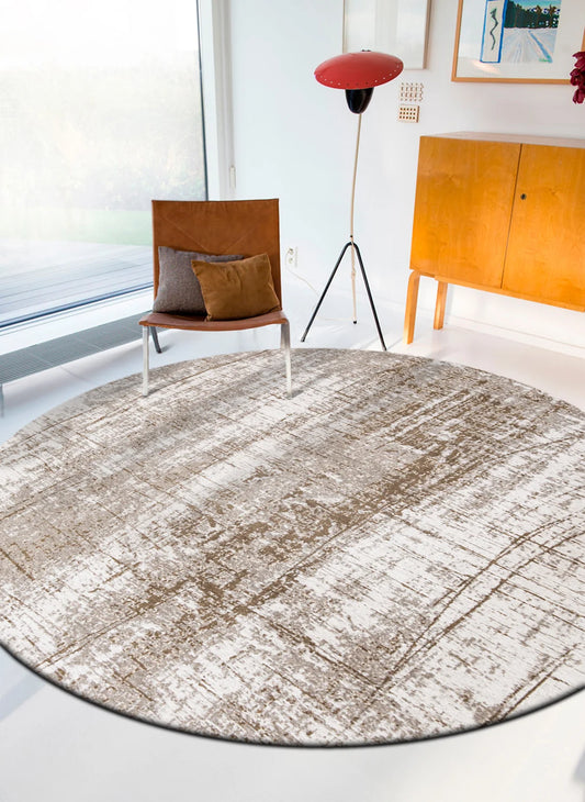 Louis De Poortere Mad Men Griff 8785 Concrete Jungle Round Rug - Love-Rugs alternate image