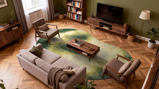 Louis De Poortere Meditation Aquarelle 2092 Leaf Peanut Rug - Love-Rugs alternate image