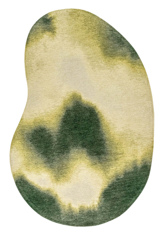 Louis De Poortere Meditation Aquarelle 2092 Leaf Peanut Rug - Love-Rugs