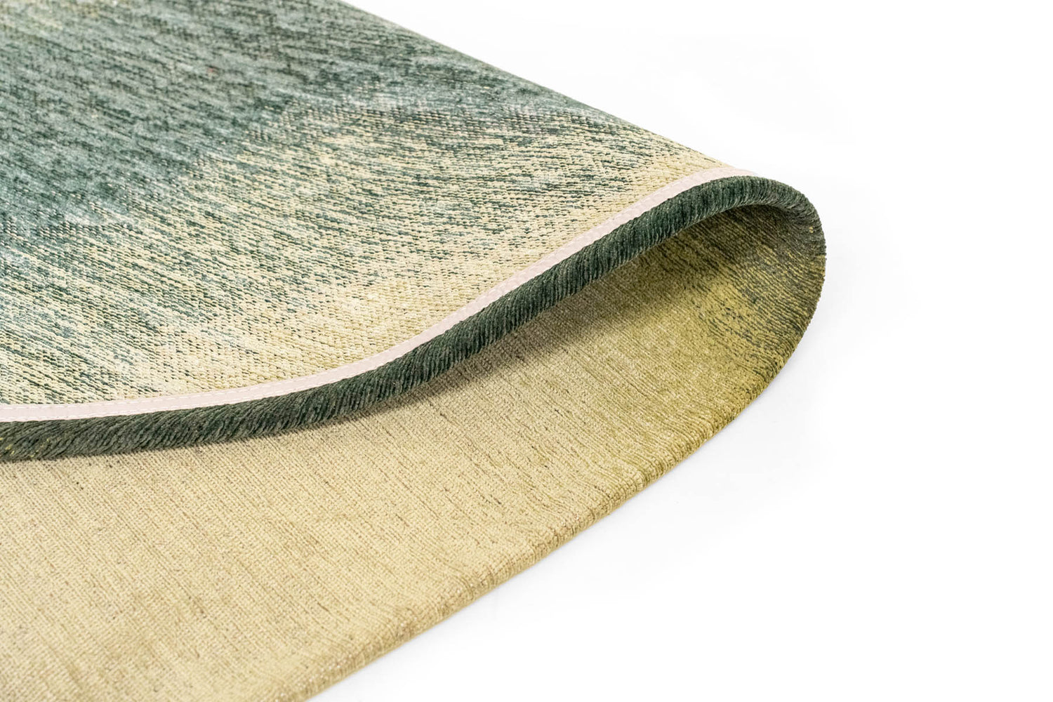 Louis De Poortere Meditation Aquarelle 2092 Leaf Peanut Rug - Love-Rugs