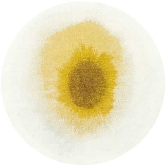 Louis De Poortere Meditation Drop 2100 Gold Moss Round Rug - Love-Rugs