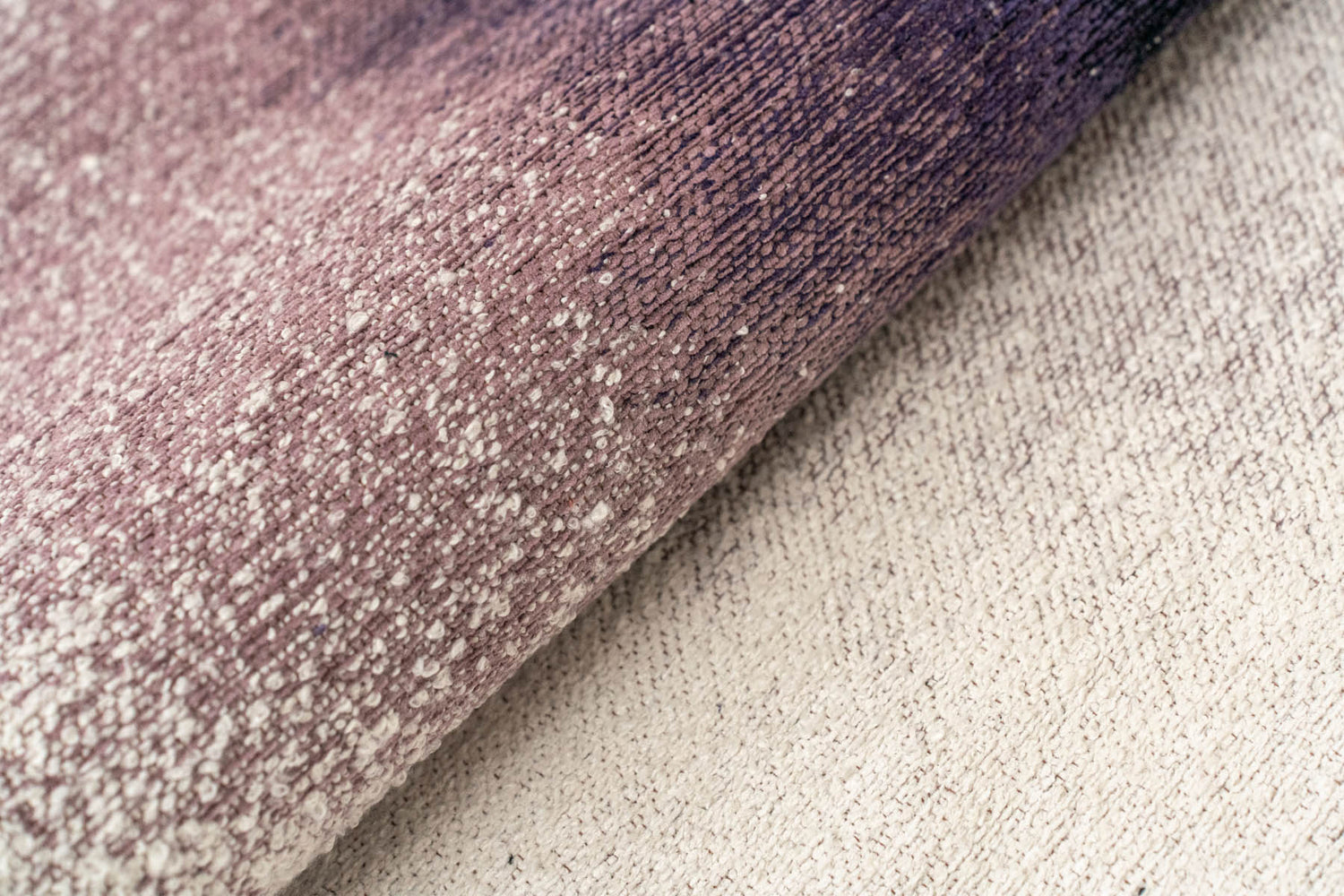 Louis De Poortere Meditation Drop 2101 Purple Smoke Rug - Love-Rugs