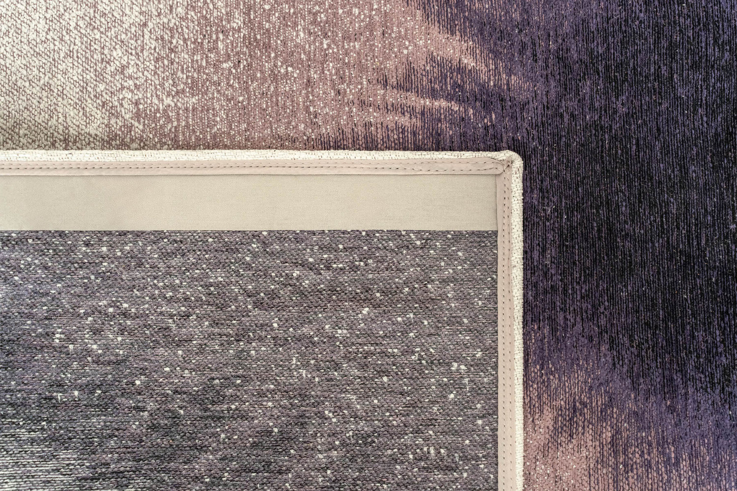 Louis De Poortere Meditation Drop 2101 Purple Smoke Rug - Love-Rugs