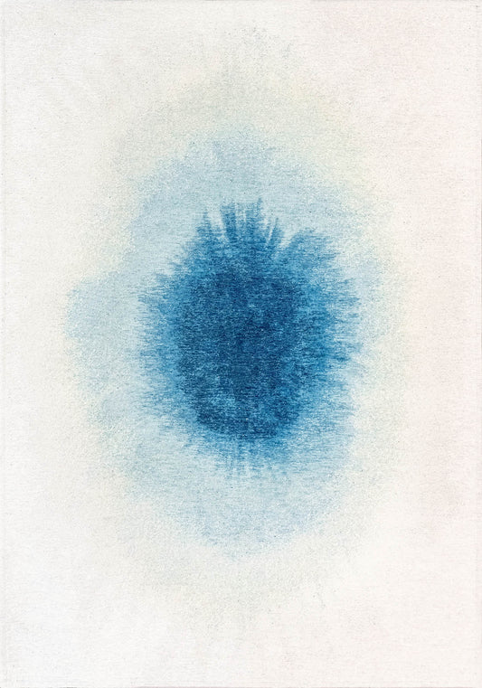 Louis De Poortere Meditation Drop 2102 Dream In Blue Rug - Love-Rugs