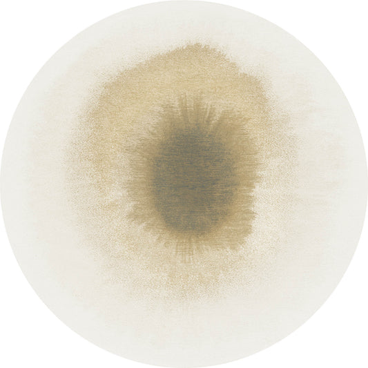 Louis De Poortere Meditation Drop 2103 Fawn Round Rug - Love-Rugs