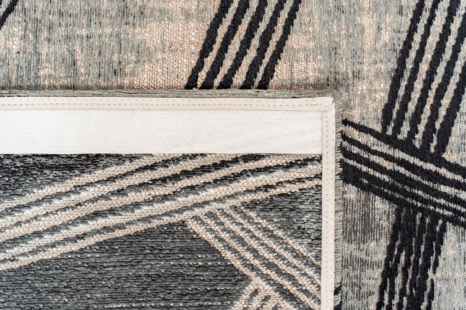 Louis De Poortere Meditation Kanji 2066 Dark Street Rug - Love-Rugs