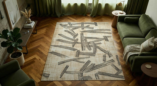 Louis De Poortere Meditation Kanji 2067 Slate Rug - Love-Rugs alternate image