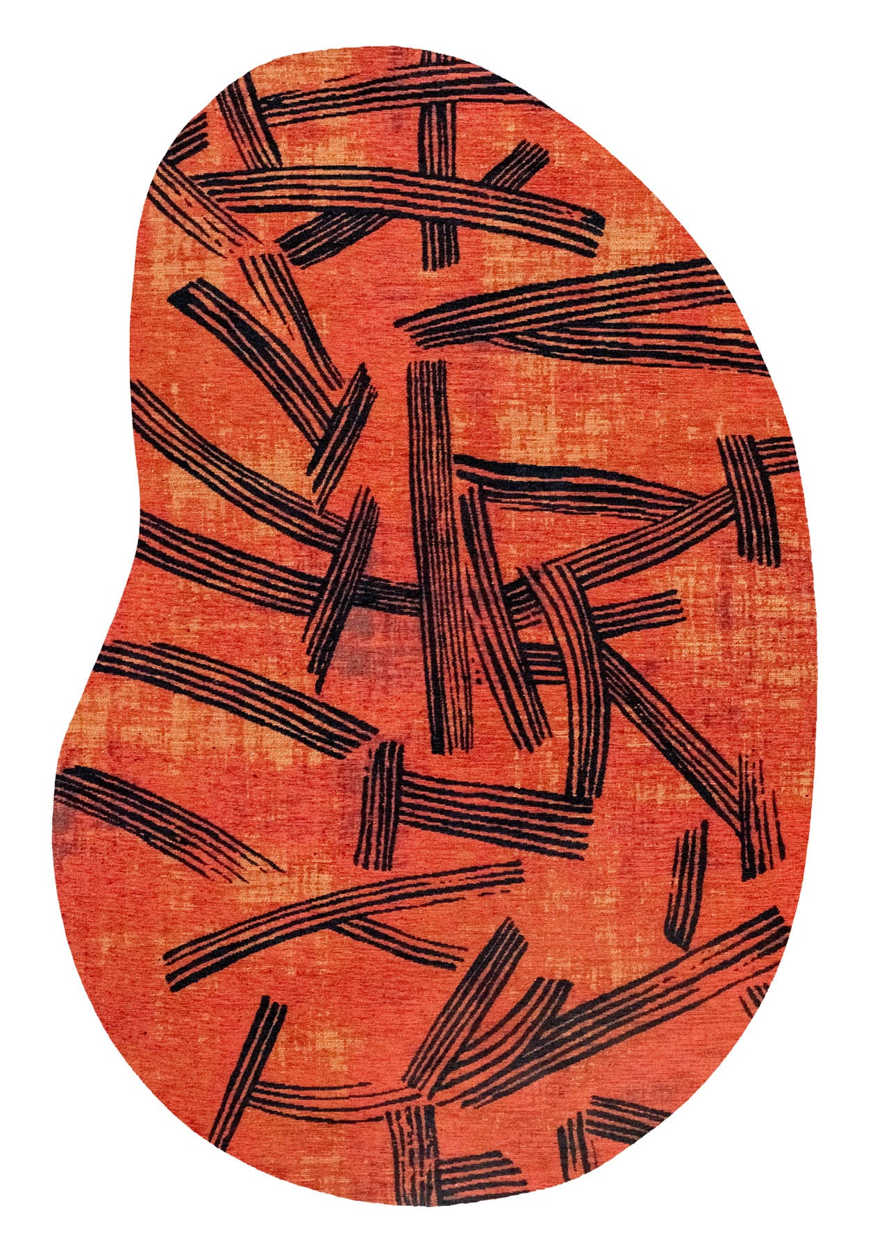 Louis De Poortere Meditation Kanji 2069 Ginger Chocolate Peanut Rug - Love-Rugs
