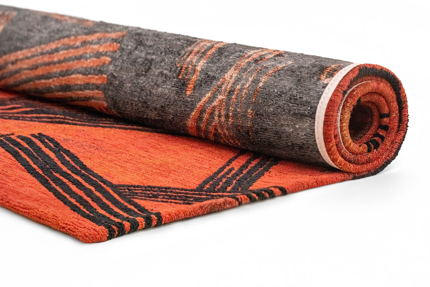 Louis De Poortere Meditation Kanji 2069 Ginger Chocolate Rug - Love-Rugs