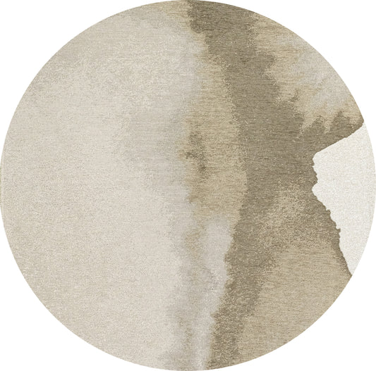 Louis De Poortere Meditation Lagoon 2082 Beach Round Rug - Love-Rugs