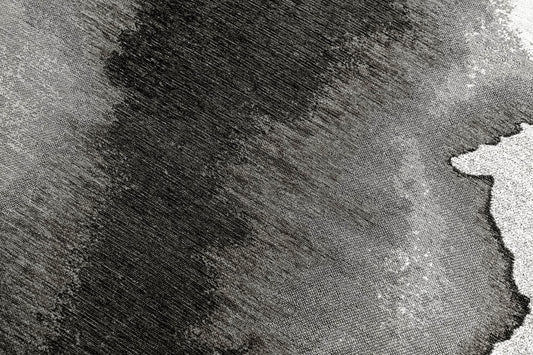 Louis De Poortere Meditation Lagoon 2083 Black Shadow Round Rug - Love-Rugs alternate image