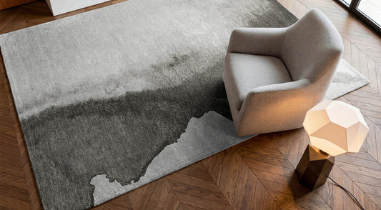 Louis De Poortere Meditation Lagoon 2083 Black Shadow Rug - Love-Rugs alternate image