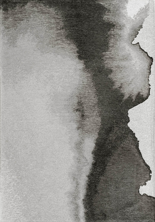 Louis De Poortere Meditation Lagoon 2083 Black Shadow Rug - Love-Rugs