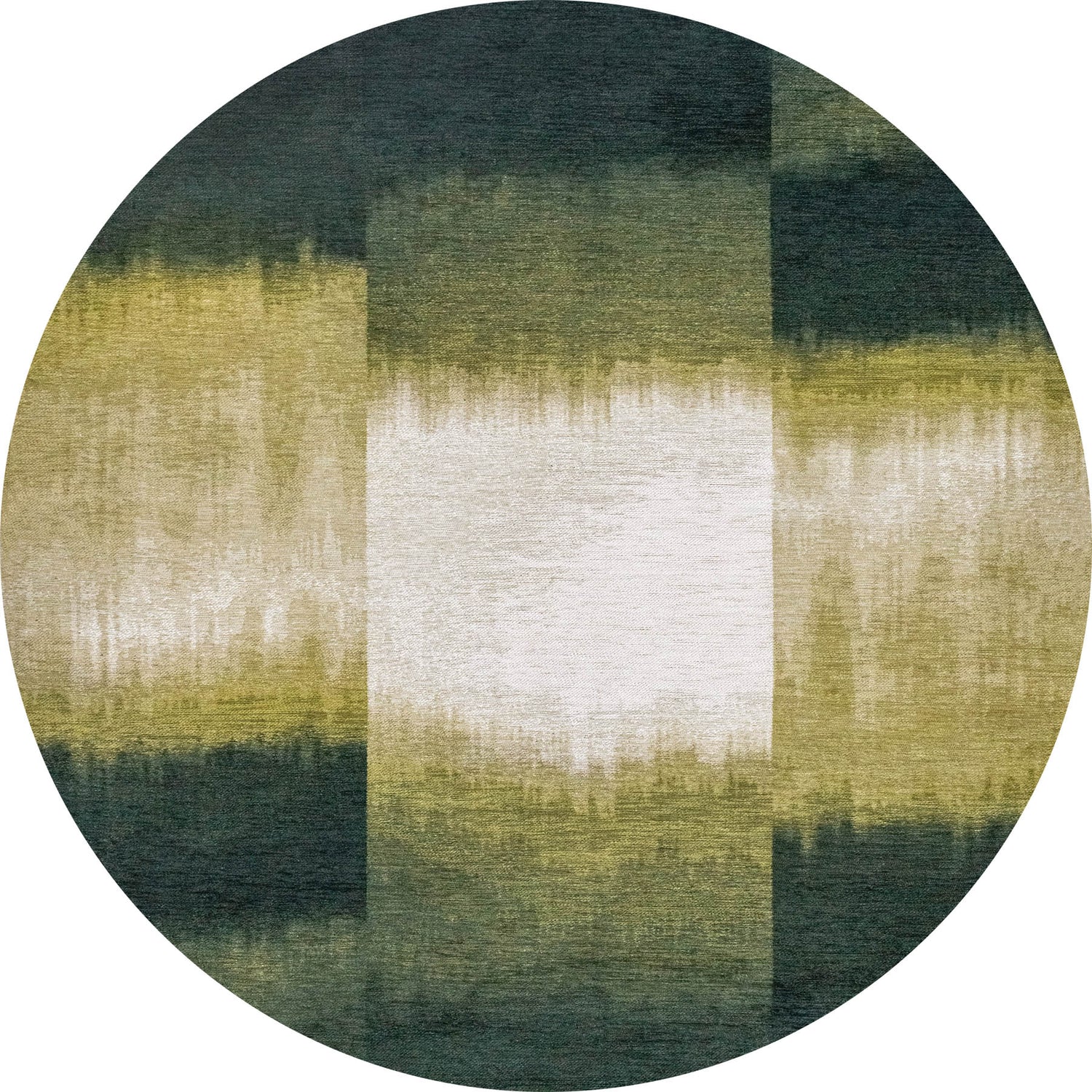 Louis De Poortere Meditation Sendai 2071 Forest Mood Round Rug - Love-Rugs